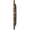 Ekena Millwork Orrington Ceiling Medallion (Fits Canopies up to 6 5/8"), 13 1/4"OD x 6 5/8"ID x 1 1/8"P, Brass CM13ORBRS - alternate 3